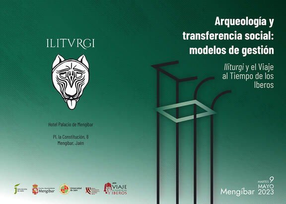 Cartel de la jornada 'Arqueología y transferencia social: modelos de gestión'.