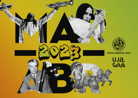 Cartel de la programación cultural para los meses de marzo y abril.