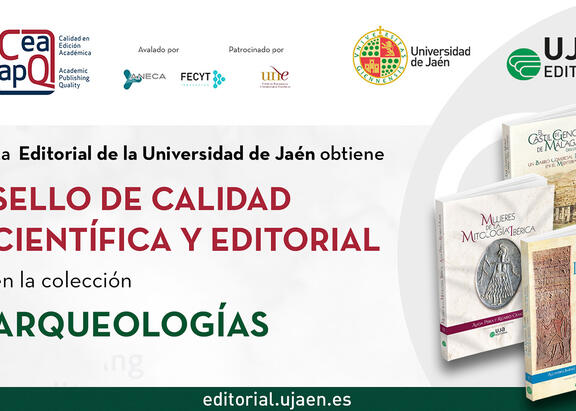 Cartel del Sello de Calidad de la colección 'Arqueológicas'.