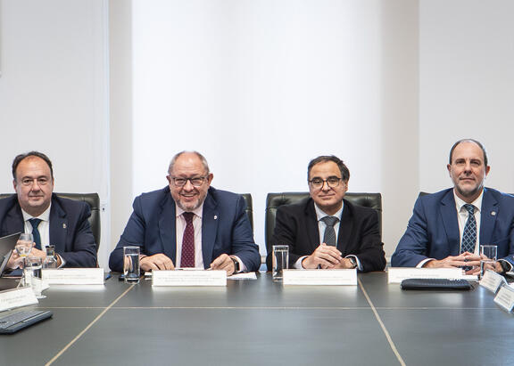 Rectores pertenecientes al Consejo Rector del Campus de Excelencia Internacional Agroalimentario (ceiA3)