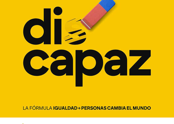 Cartel del proyecto 'Di capaz', en el que se enmarcan las jornadas.