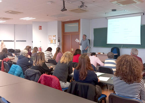 Un momento del taller impartido por Ginés Cutillas.
