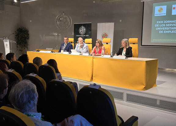 inauguración de las XXIII Jornadas de los Servicios Universitarios de Empleo de CRUE.