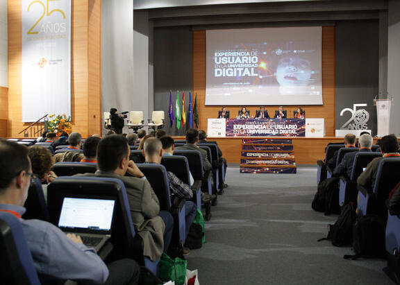 Intervención del Rector de la UJA, en el acto de comienzo de las Jornadas.