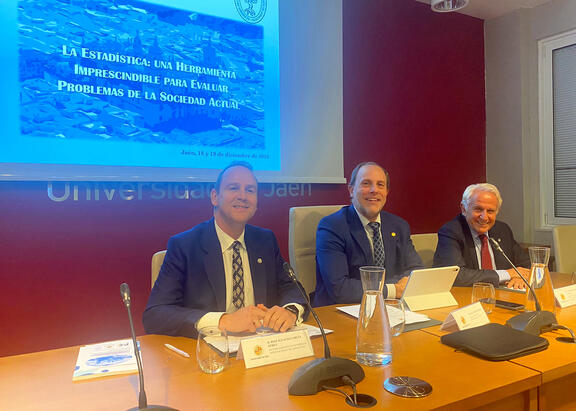 De derecha a izquierda, Antonio Pascual, Nicolás Ruiz y José Ignacio García.