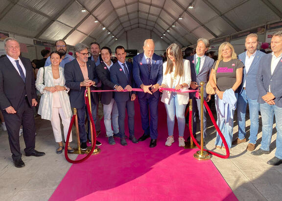 Apertura de la Feria de la Ciencia de La Noche Europea de los Investigadores en Jaén.