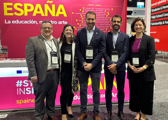 Representantes del Vicerrectorado de Internacionalización y el SEPIE, en NAFSA 2025.