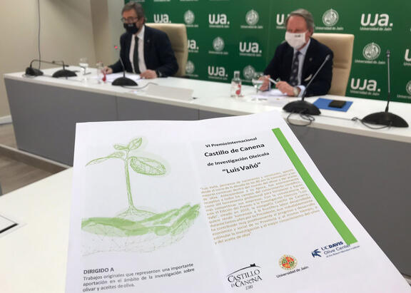 Presentación del VI Premio Internacional Castillo de Canena de Investigación Oleícola 'Luis Vañó'.