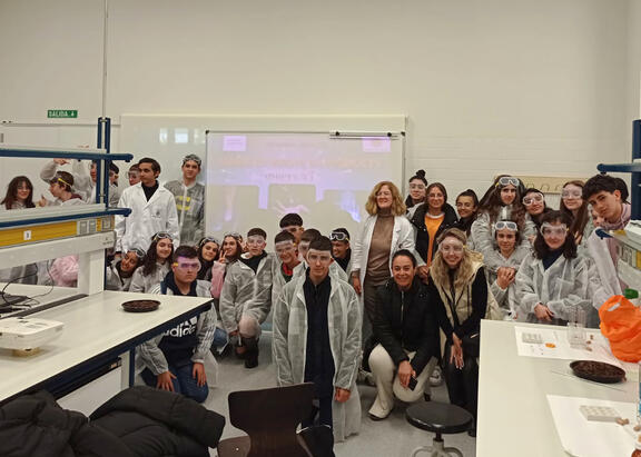 Alumnado participante en actividades en el Campus Científico-Tecnológico de Linares.