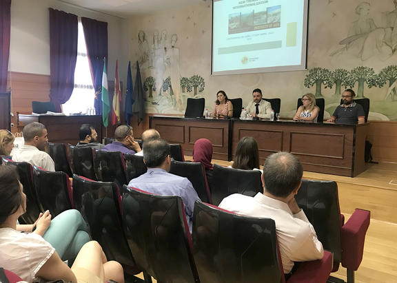 Intervención del Vicerrector de Internacionalización, en el acto de bienvenido a los asistentes.