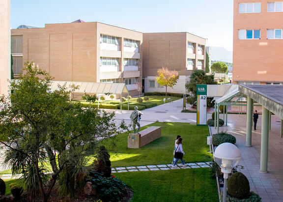 Vista parcial del Campus Las Lagunillas de Jaén.