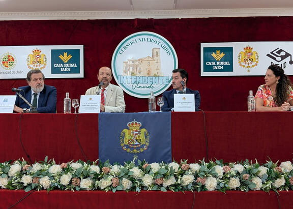 De izquierda a derecha, Luis Jesús García-Lomas, Francisco Roca, Cristóbal Pérez y Ana B. Mata.