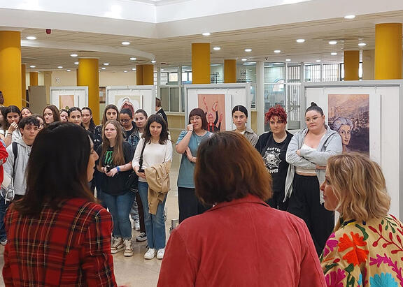 Inauguración de la exposición 'Visibles: mujeres sociólogas en la práctica docente’.