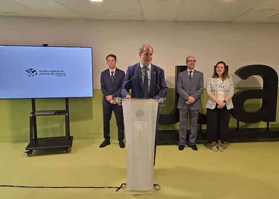 Intervención de Nicolás Ruiz, en la inauguración del CFID.