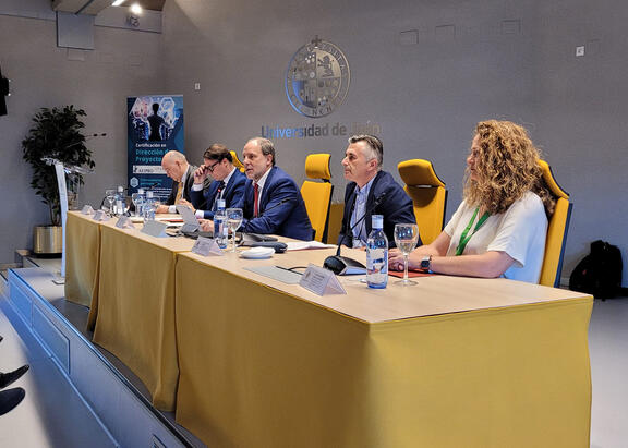 Intervención del Rector Nicolás Ruiz, en la inauguración del congreso.