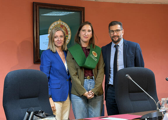 De izquierda a derecha, Teresa Pérez Giménez, Rocío Uceda y Rafael Moreno.
