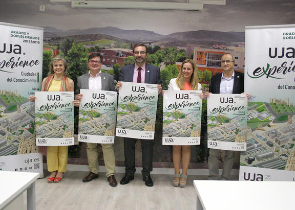 María Luisa del Moral, Juan M. Rosas, Juan Gómez, Eva Mª Murgado y Javier Cardenal.