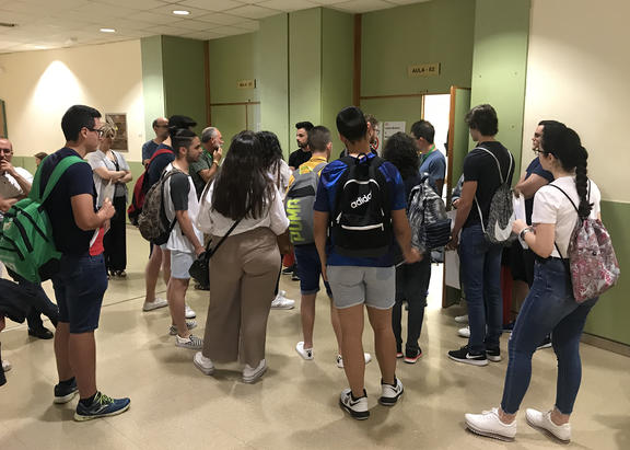 Llamamiento de estudiantes, en la convocatoria de junio.