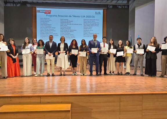 Un momento de la entrega de reconocimientos, del Programa de Atracción de Talento.