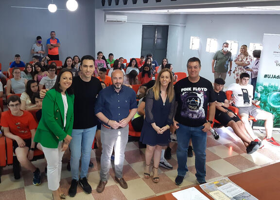 Marta Torres, Agustín Aibar, Manuel Hueso, Eva Mª Murgado y Francisco Partal.
