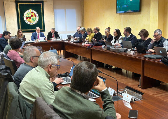 Reunión del Consejo de Gobierno de la UJA, donde se ha informado de los Presupuestos para 2026.