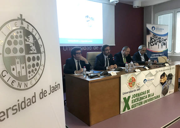 Intervención del Rector, en la inauguración de las Jornadas de Excelencia en la Gestión Universitaria.