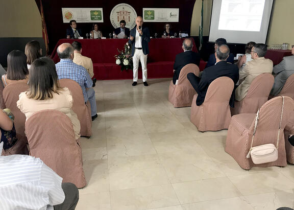 Intervención de José Juan Gaforio, en el acto de clausura de los cursos.