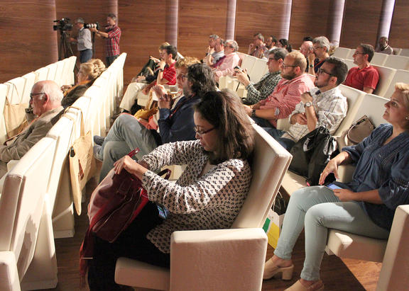 Algunos de los participantes en el congreso.