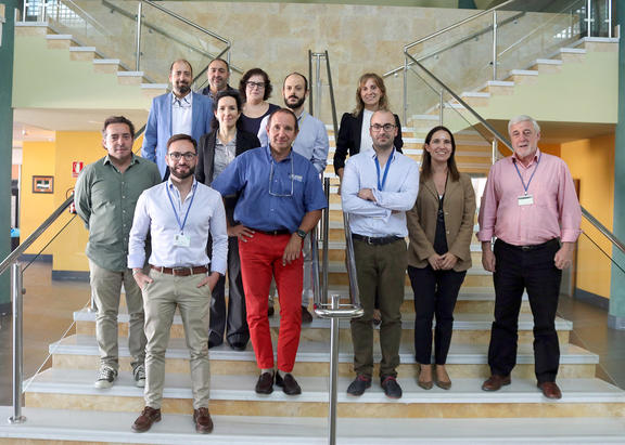 Miembros del consorcio, reunidos en Andaltec.