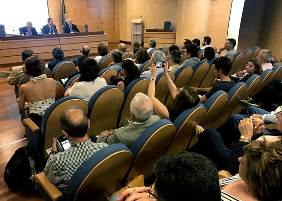 Intervención del Rector en la inauguración de la jornada.