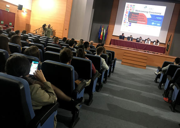 Acto celebrado en el Aula Magna del Campus Las Lagunillas.