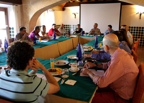 Desayuno de trabajo desarrollado en el Parador.