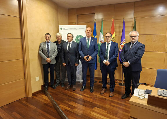 José A. Moreno, Agustín Villa, Manuel Ignacio Castaño, Nicolás Ruiz, José A. López y Jorge Delgado 