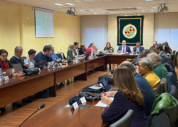 Consejo de Gobierno de la UJA celebrado el pasado 21 de diciembre.