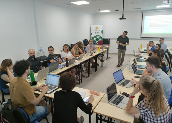 Un momento del desarrollo del curso que organiza el CEALM de la UJA.