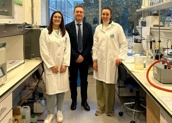 María del Carmen Murillo, Ruperto Bermejo y María del Carmen Hurtado, investigadores integrantes del proyecto.