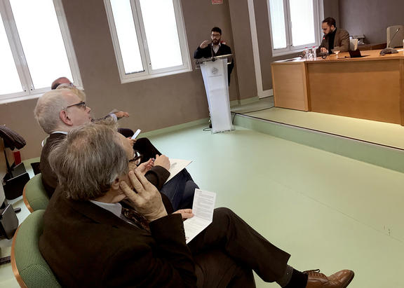 Intervención de Luis Rueda, de la UJA.