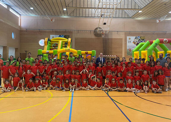 Foto de familia con los participantes en esta edición, en el Campus de Jaén.