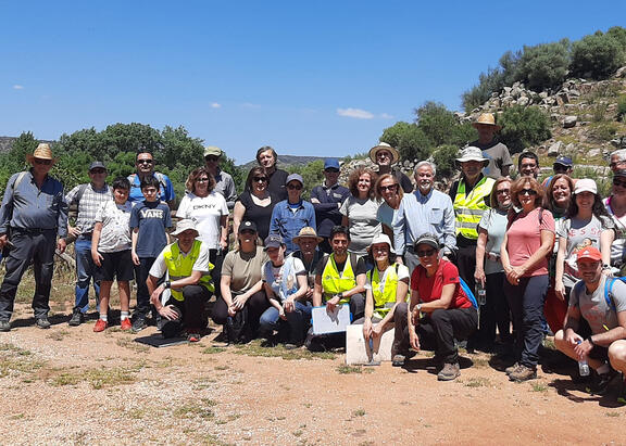 Participantes en Geolodía 2022 en la provincia de Jaén.