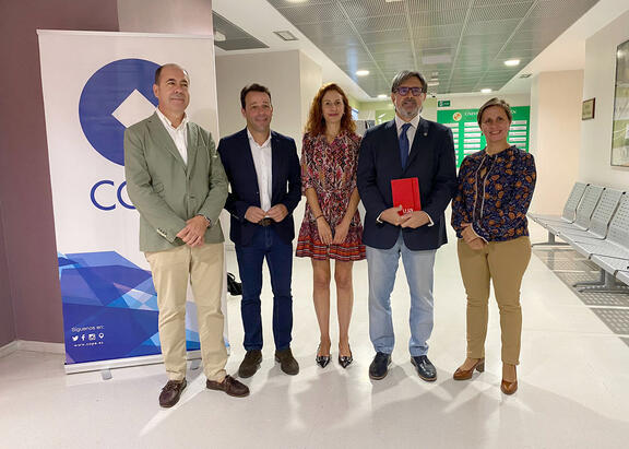 Javier Olmedo, Javier Perales, Ángela Argueda, Alberto del Real y Soledad Aranda.