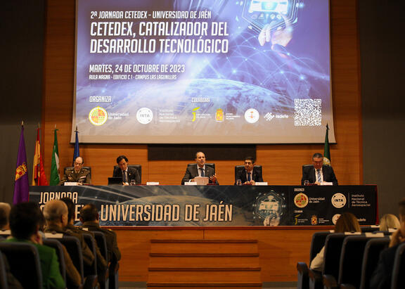 Intervención del Rector de la UJA, en la inauguración de las jornadas.