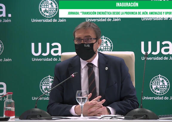 Intervención del Rector en la inauguración de la jornada.