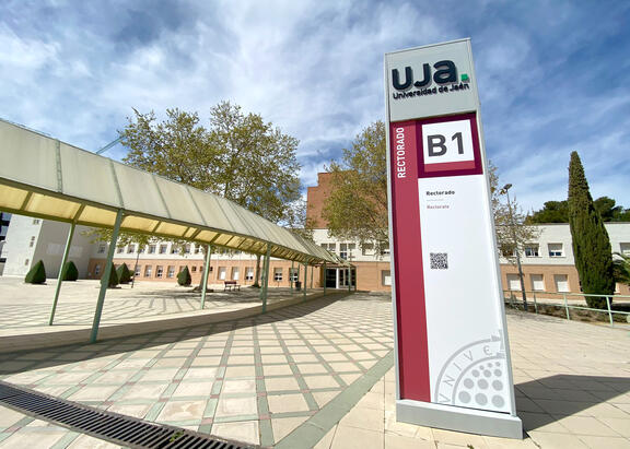Edificio Rectorado, en el Campus Las Lagunillas.