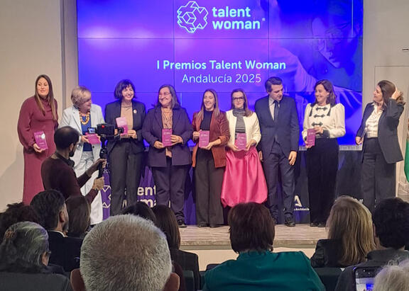 Personas galardonadas en la primera edición de los Premios Talent Woman Andalucía.