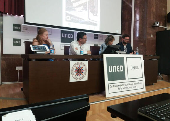 Intervención de la Vicerrectora de Estudiantes, en la inauguración del congreso.