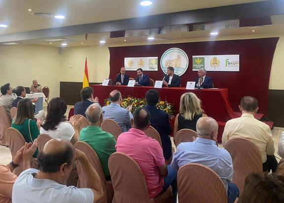 Acto de clausura de los XXIV Cursos de Verano Intendente Olavide de La Carolina.