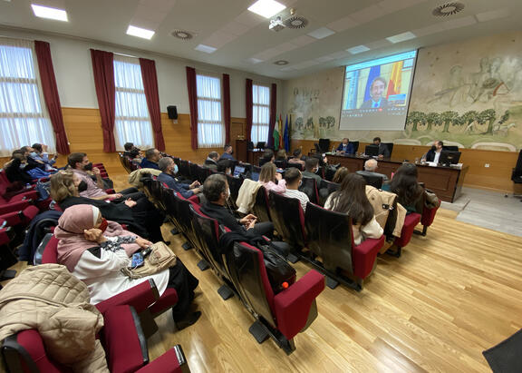 Acto de clausura del 18º Título de Experto en Cata de Aceites de Oliva Vírgenes.