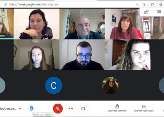 Acto 'online' de clausura del programa.