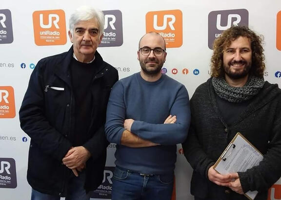 Manuel Melguizo, Antonio Peña y Julio A. Olivares.