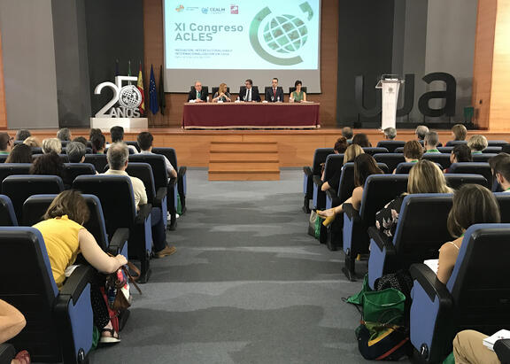 Acto inaugural del XI Congreso ACLES.
